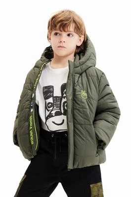 Zdjęcie produktu Desigual kurtka dziecięca kolor zielony
