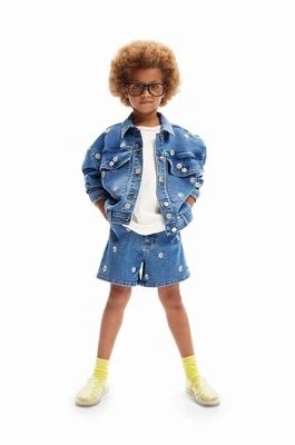 Zdjęcie produktu Desigual kurtka jeansowa dziecięca kolor niebieski