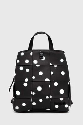 Zdjęcie produktu Desigual plecak NEW SPLATTER SUMY MI kolor czarny mały wzorzysty 24SAKP13