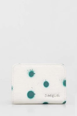Zdjęcie produktu Desigual portfel NEW SPLATTER MAYA kolor biały 24SAYP11