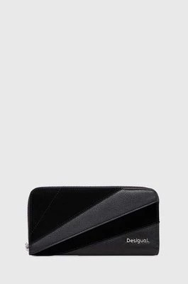 Zdjęcie produktu Desigual portfel MACHINA FIONA kolor czarny 24SAYP25