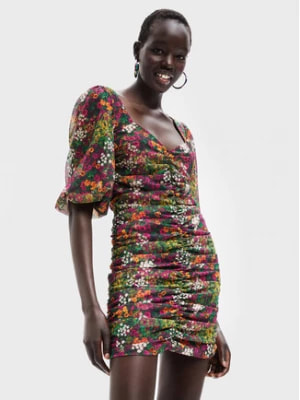 Zdjęcie produktu Desigual Sukienka codzienna Lara 22WWVW47 Kolorowy Slim Fit