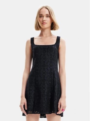 Zdjęcie produktu Desigual Sukienka letnia 23SWVW02 Czarny Slim Fit