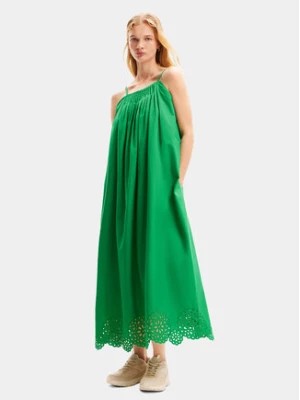 Zdjęcie produktu Desigual Sukienka letnia Porland 24SWVW21 Zielony Loose Fit