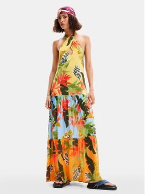 Zdjęcie produktu Desigual Sukienka letnia Tropi 24SWMW08 Kolorowy Loose Fit