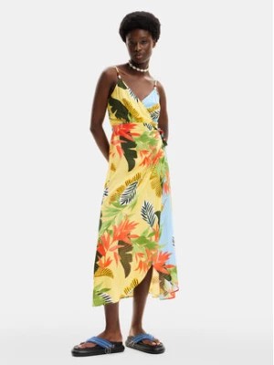 Zdjęcie produktu Desigual Sukienka letnia Tropical Leaves 24SWMW13 Kolorowy Regular Fit