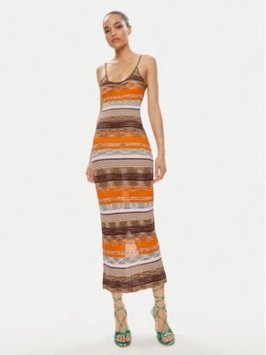 Zdjęcie produktu Desigual Sukienka letnia Viena 24SWVF05 Pomarańczowy Slim Fit