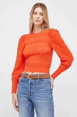 Zdjęcie produktu Desigual sweter damski kolor pomarańczowy lekki