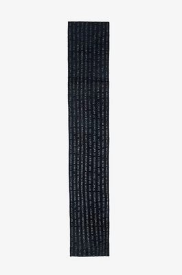 Zdjęcie produktu Desigual szalik damski kolor czarny z nadrukiem