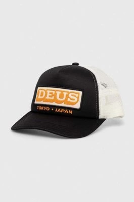 Zdjęcie produktu Deus Ex Machina czapka z daszkiem kolor czarny z aplikacją