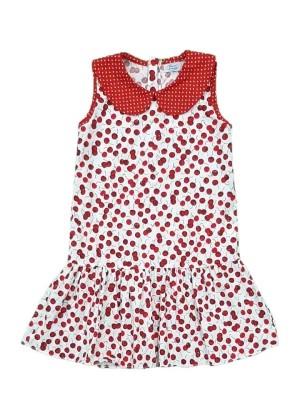 Zdjęcie produktu Deux ans de vacances Sukienka w kolorze biało-czerwonym rozmiar: 110/116