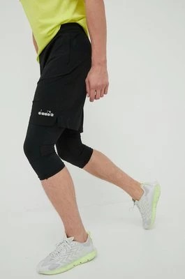 Zdjęcie produktu Diadora szorty do biegania Be One męskie kolor czarny