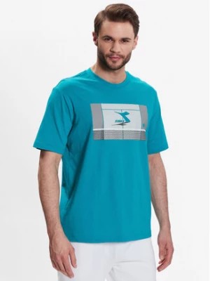 Zdjęcie produktu Diadora T-Shirt Match Point 102.179312 Niebieski Regular Fit