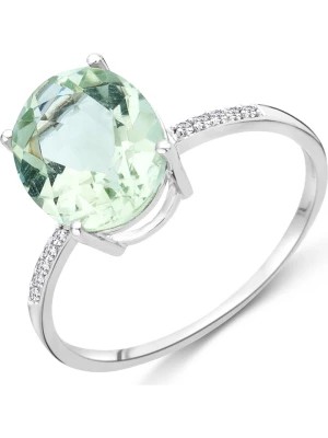 Zdjęcie produktu Diamant Exquis Złoty pierścionek z diamentami i ametystem rozmiar: 58