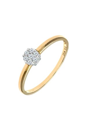 Zdjęcie produktu Revoni Złoty pierścionek z diamentami rozmiar: 51