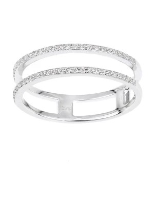 Zdjęcie produktu Revoni Złoty pierścionek z diamentami rozmiar: 50