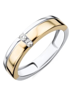 Zdjęcie produktu Revoni Złoty pierścionek z diamentami rozmiar: 56