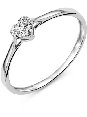 Zdjęcie produktu Revoni Złoty pierścionek z diamentami rozmiar: 58