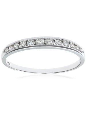 Zdjęcie produktu Revoni Złoty pierścionek z diamentami rozmiar: 56