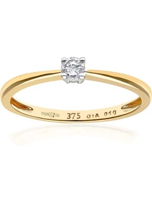 Zdjęcie produktu Revoni Złoty pierścionek z diamentem rozmiar: 53