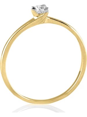 Zdjęcie produktu Diamant Vendôme Złoty pierścionek z diamentem rozmiar: 57