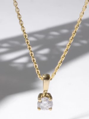Zdjęcie produktu DIAMOND & CO Złota zawieszka "Laila" z diamentem rozmiar: onesize