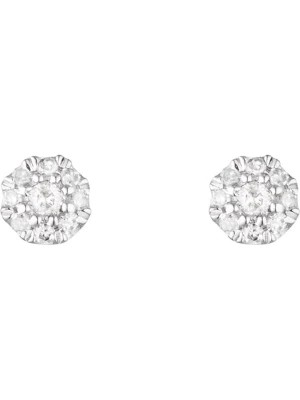 Zdjęcie produktu DIAMOND & CO Złote kolczyki-wkrętki "Idylle" z diamentami rozmiar: onesize