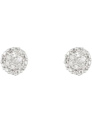Zdjęcie produktu DIAMOND & CO Złote kolczyki-wkrętki "Round Stud" z diamentami rozmiar: onesize