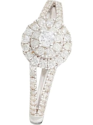 Zdjęcie produktu DIAMOND & CO Złoty pierścionek "Jaya" z diamentami rozmiar: 52