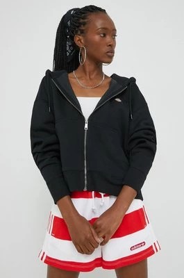 Zdjęcie produktu Dickies bluza damska kolor czarny z kapturem z aplikacją