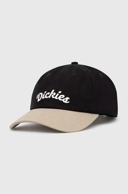 Zdjęcie produktu Dickies czapka z daszkiem bawełniana KEYSVILLE CAP kolor czarny z aplikacją DK0A4YPA