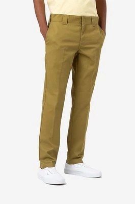 Zdjęcie produktu Dickies spodnie 872 Work Pant Rec męskie kolor zielony dopasowane DK0A4XK8KHK-KHAKI