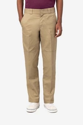 Zdjęcie produktu Dickies spodnie Strght Dble Knee Rec męskie kolor beżowy proste DK0A4XZEKHK-BEZOWY