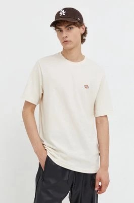 Zdjęcie produktu Dickies t-shirt bawełniany kolor beżowy z nadrukiem