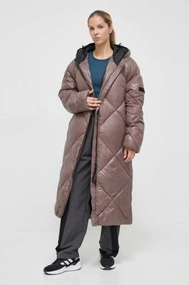 Zdjęcie produktu Didriksons kurtka damska kolor brązowy zimowa oversize