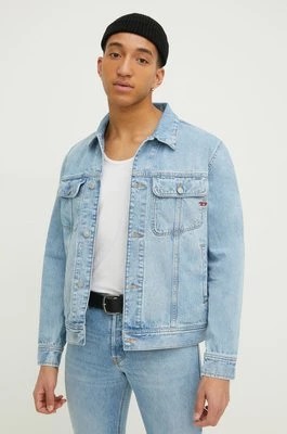 Zdjęcie produktu Diesel kurtka jeansowa D-BARCY GIACCA męska kolor niebieski przejściowa