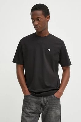 Zdjęcie produktu Diesel t-shirt bawełniany T-JUST-DOVAL-PJ MAGLIETTA męski kolor czarny gładki A03819.0AIJU