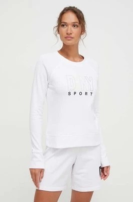 Zdjęcie produktu Dkny bluza damska kolor biały z nadrukiem DP3T8815