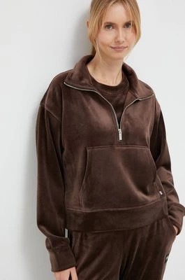 Zdjęcie produktu Dkny bluza damska kolor brązowy gładka