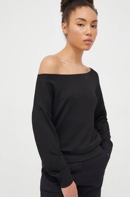 Zdjęcie produktu Dkny bluza damska kolor czarny gładka DP3T9555