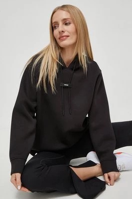 Zdjęcie produktu Dkny bluza damska kolor czarny z kapturem gładka DP3T9590