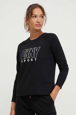 Zdjęcie produktu Dkny bluza damska kolor czarny z nadrukiem DP3T8815