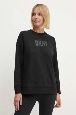 Zdjęcie produktu Dkny bluza damska kolor czarny z nadrukiem DP4T9674