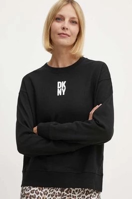 Zdjęcie produktu Dkny bluza damska kolor czarny z nadrukiem DP4T9698