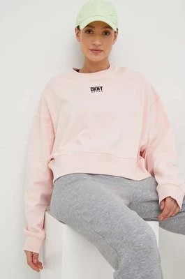 Zdjęcie produktu Dkny bluza damska kolor różowy gładka