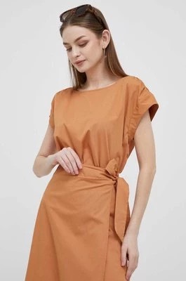 Zdjęcie produktu Dkny bluzka damska kolor brązowy gładka