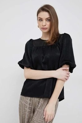 Zdjęcie produktu Dkny bluzka damska kolor czarny gładka