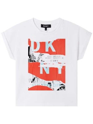 Zdjęcie produktu DKNY Koszulka w kolorze biało-czerwonym rozmiar: 128