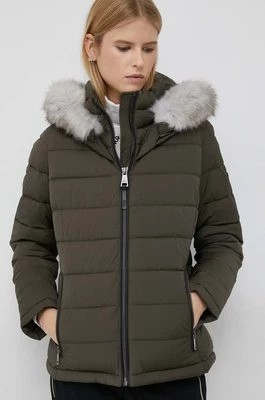 Zdjęcie produktu Dkny kurtka damska kolor brązowy zimowa