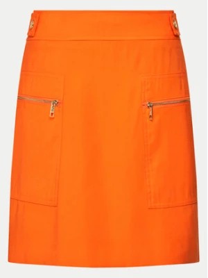 Zdjęcie produktu DKNY Spódnica trapezowa P4BNTW62 Pomarańczowy Regular Fit